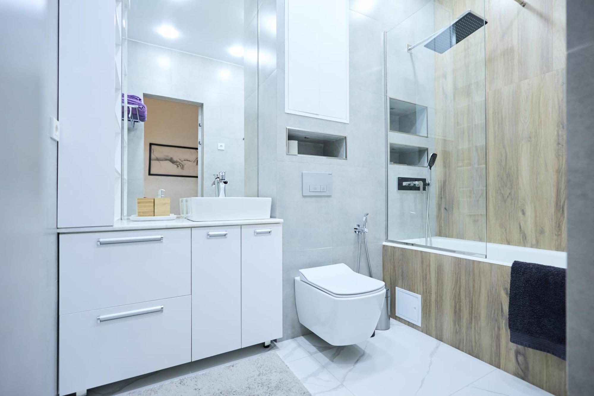 Lovely 1-Bedroom Rental Unit In Downtown Dushanbe Bagian luar foto